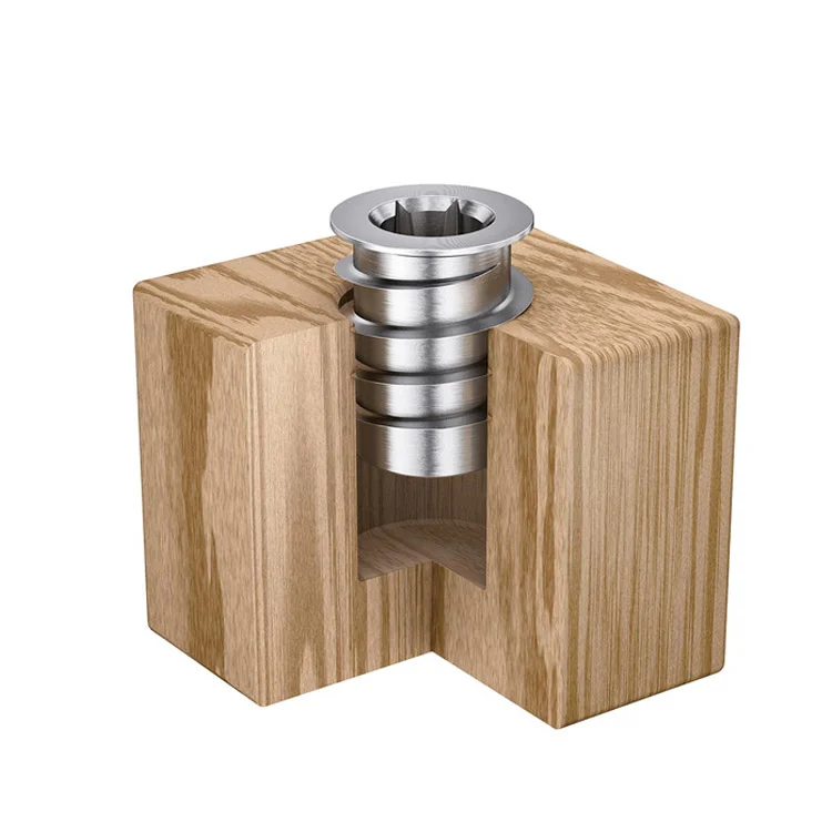 Customized high quality stainless steel M6 M8 furniture wood inserts nuts for wood
