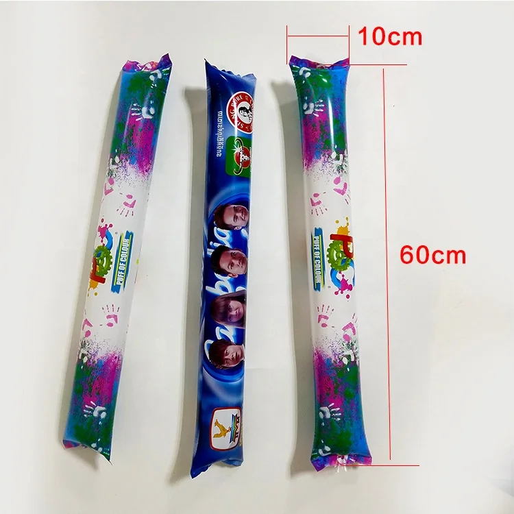 Event Promotional Printed Custom PE Inflat Cheering Bang Bang Stick