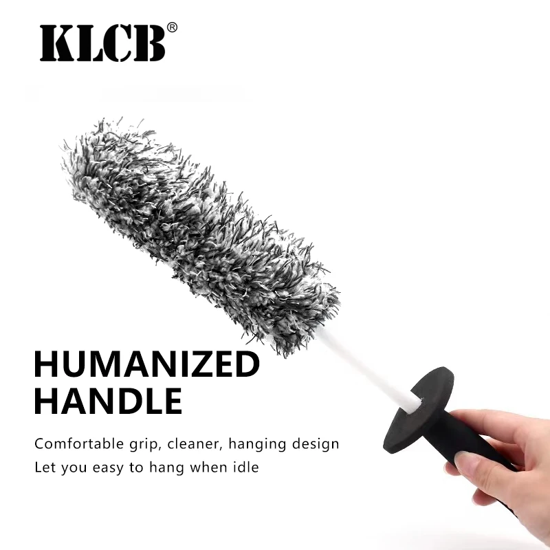 Soft Microfiber Car Wheel Wash Brushes for Auto Detailing Microfiber Wheel Cleaning Brush