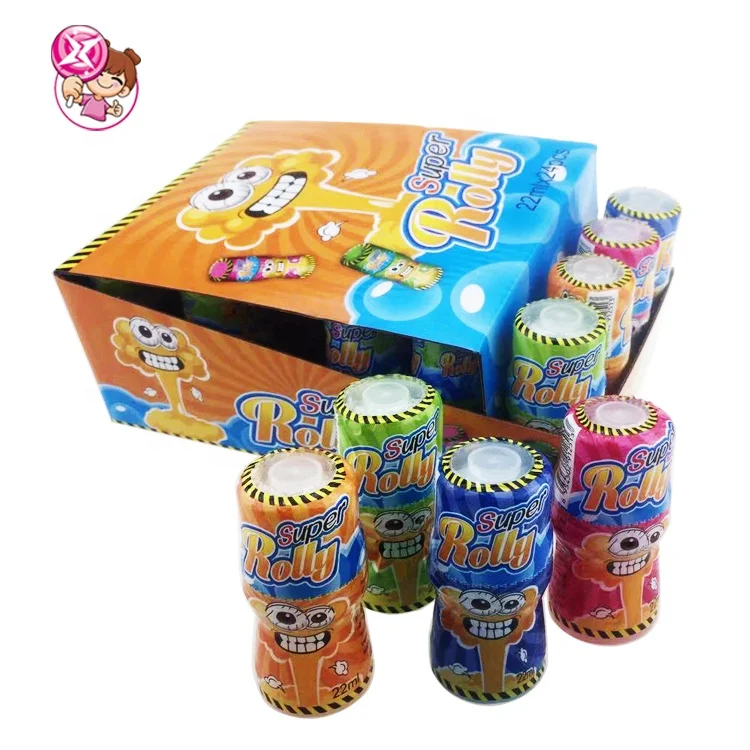 Fruit flavour Sour Rolly Super Liquid Candy
