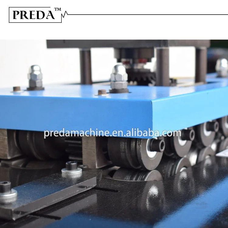 HVAC pipe making machine 7 functions nip lock machine sheet pittsburgh lock forming machine on sale