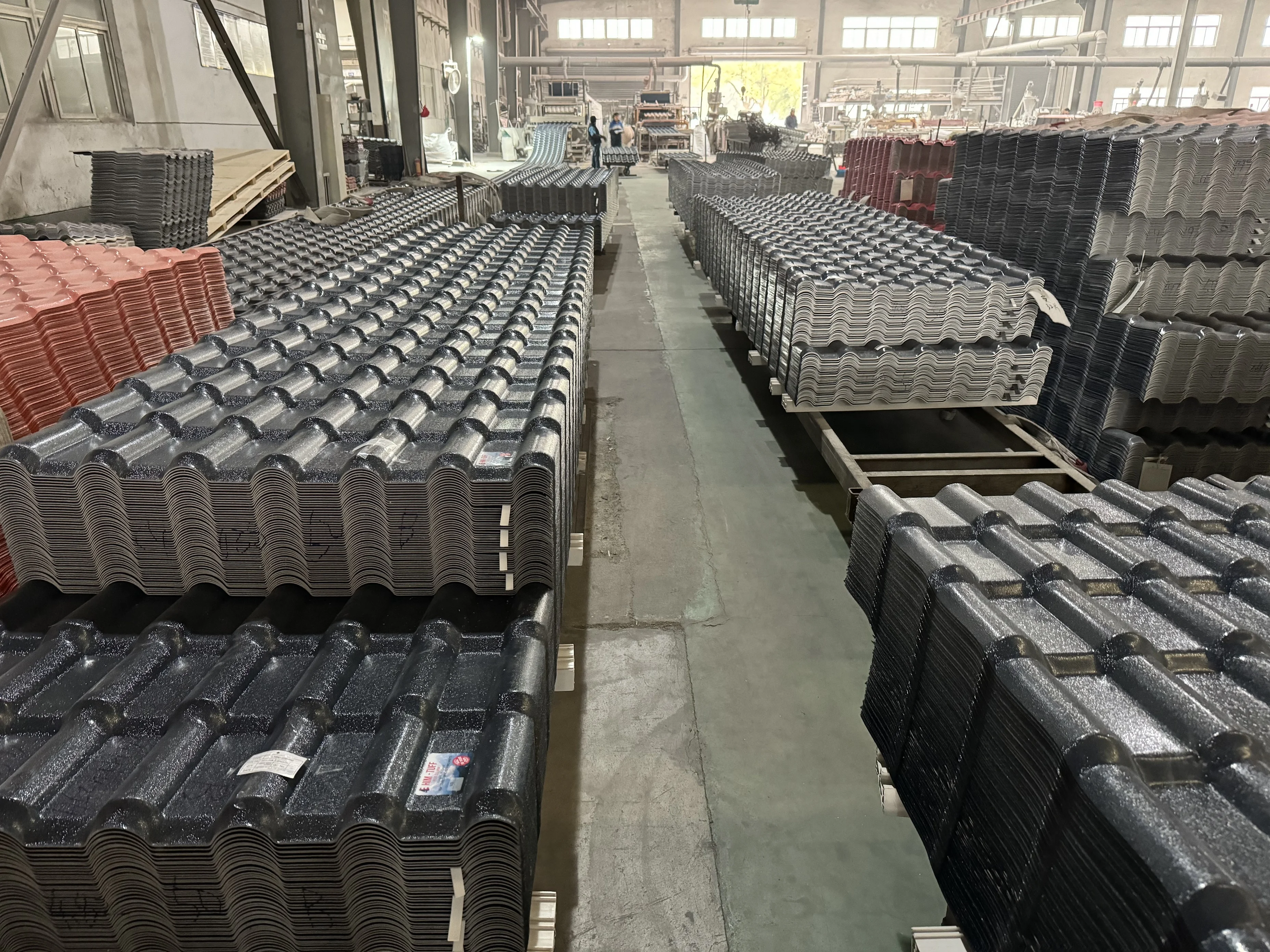 Plastic roofing tile pvc glazed tile ASA resin roof tile upvc sheet