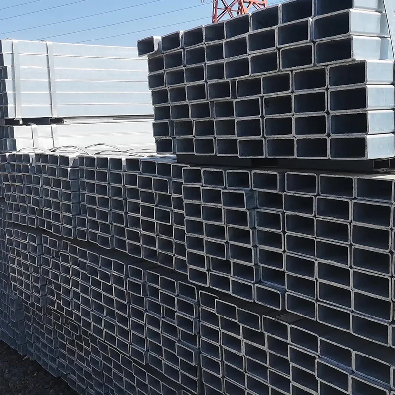 Custom galvanized square tube square 20x20/ 40x80 mm punched galvanized round tube suitable for greenhouse
