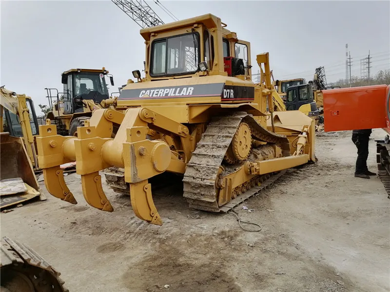 Japan used CAT bulldozer d7r original caterpillar D7R crawler bulldozer second hand d7 dozer caterpillar good condition