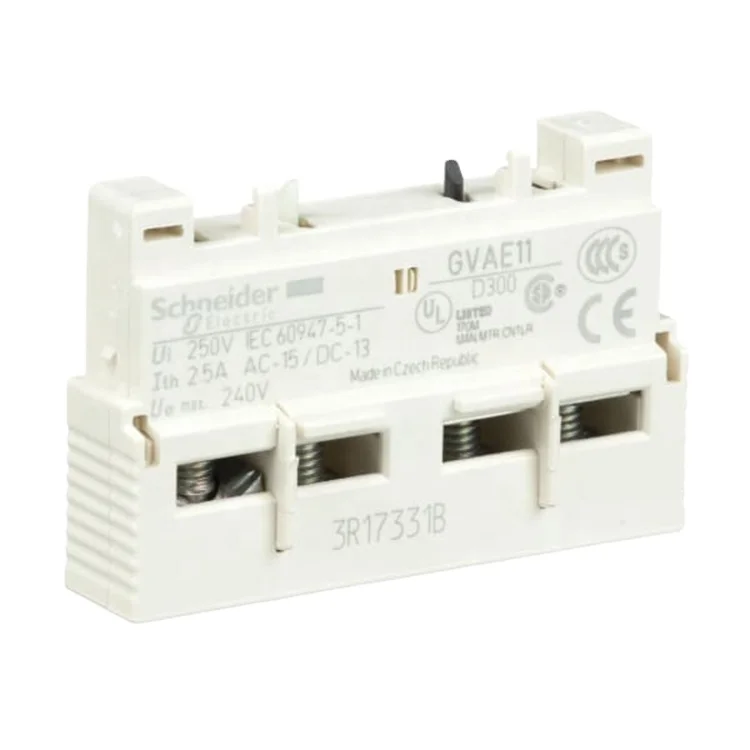 Motor Circuit Breaker GVAE11 Normally Open Auxiliary Contact GVAE1 Formal GVAN20 Contact Normally Closed Side