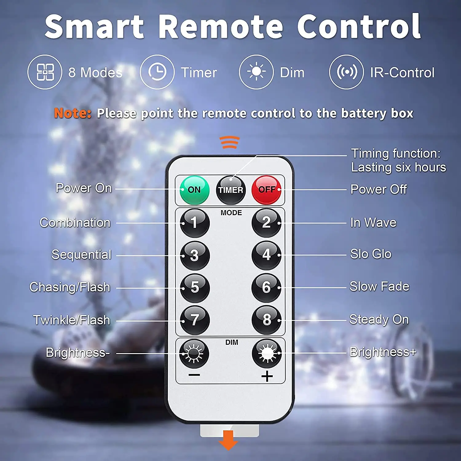 Battery Powered LED String Light star string fairy light Holiday Gift Wedding Christmas Decoration lights indoor