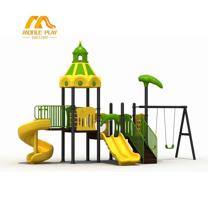 Hot Sales China Kids Outdoor Playground Game Plastic Slides Park Garden School Educational Amusement Durable