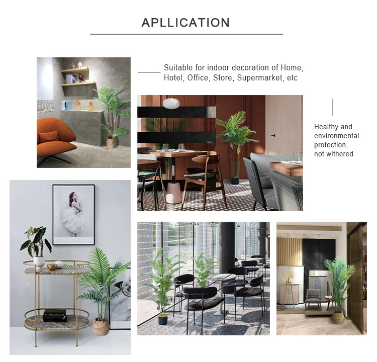 Wholesale Tall Landscaping Green Plants for Sale Tropical Areca Palm Artificial Tree