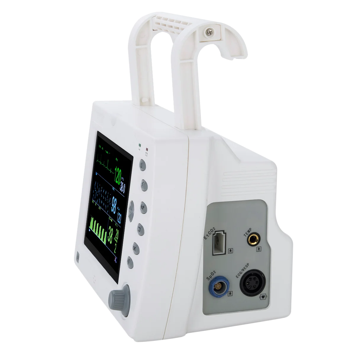 7 Inch Multi Parameters Monitor with  CO2 &SPO2 &ECG &TEMP