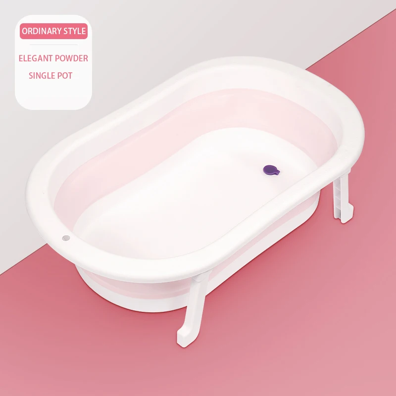 Lovely Design Plastic infant Folding Bathtub Wholesales Bathing Set Plastic foldable Baby Bath Tub