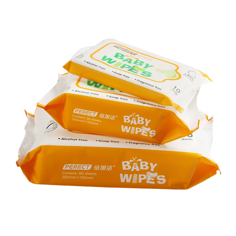 
PERFCT high quality wet wipes for baby alcohol fragrance free cleansing wipes 30 pieces 