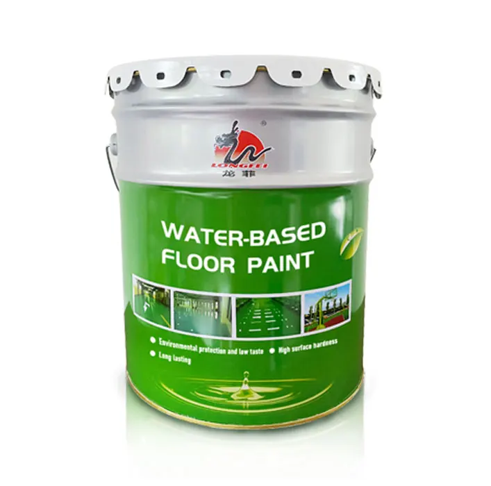 High Pressure Resistant Waterborne Resin Floor Paint With Strong Adhesion, External Floor Painting