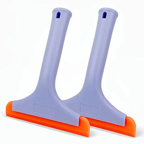 High quality black rubber squeegee window cleaning stainless steel squeegee for floor