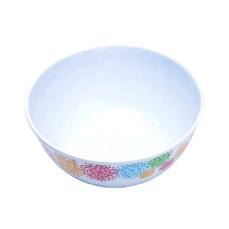 China suppliers OEM wholesale housewares environmentally friendly round plastic mixing serving salad fruit large bowl