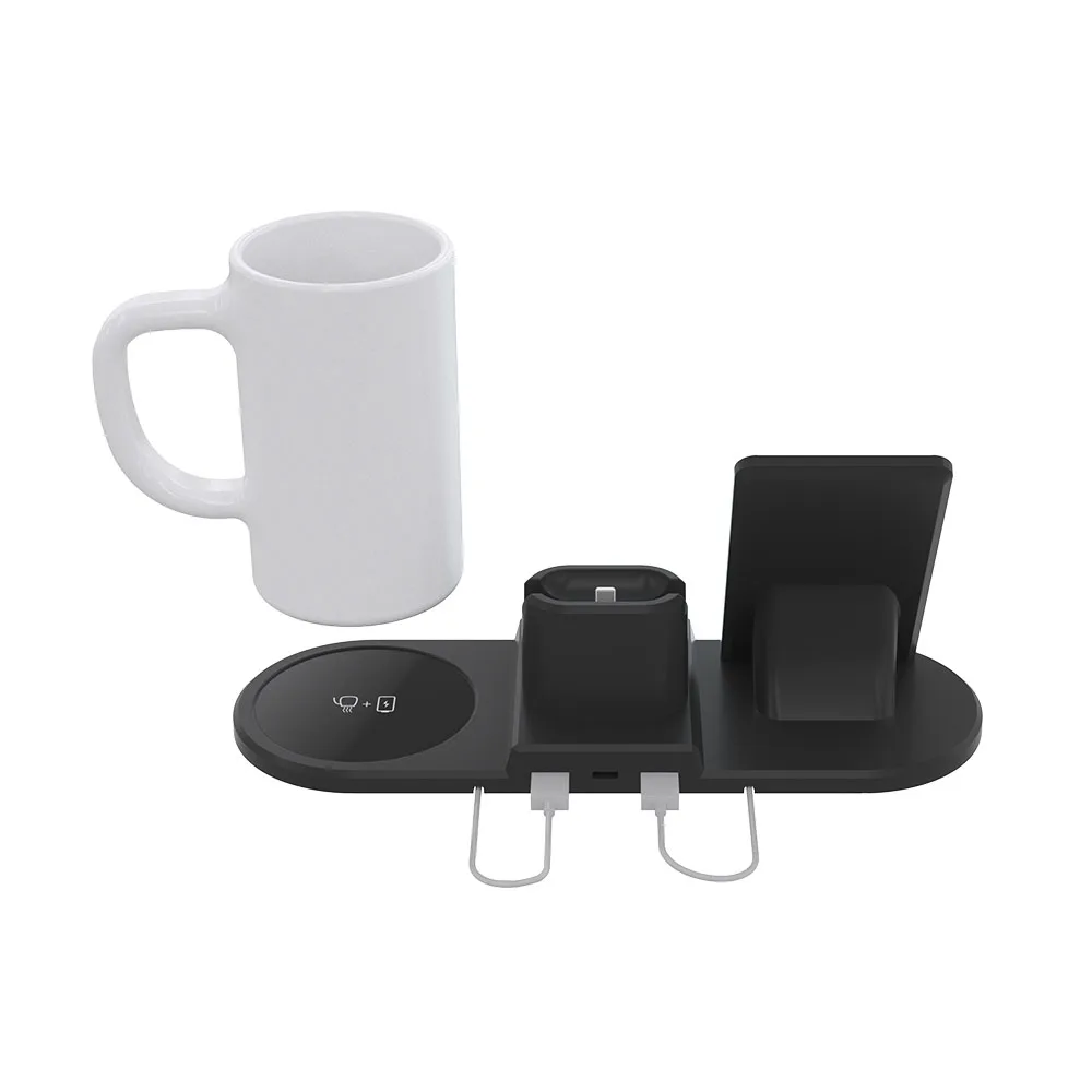 
Coffee Mug Warmer Tea Milk Cocoa Electric Cup Plate Thermostatic Smart Cup Heater for Home Office Use 8h Auto Shut Off 