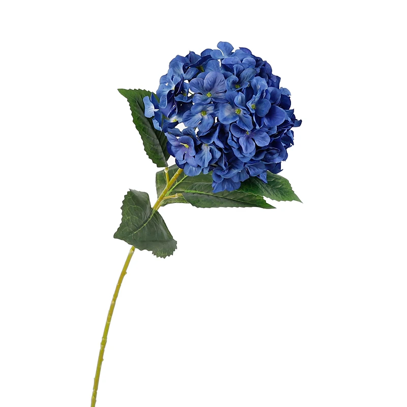 Cheap Price Artificial Hydrangea 93cm Single Head Branch for home wedding Decoration soft plastic hydrangea artificial flowers