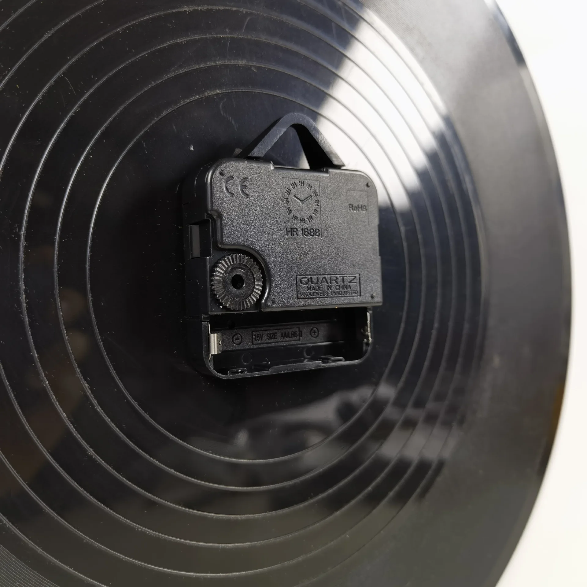 Blanks Custom Creative MDF Photo Frame 12 Inches Sublimation Vinyl Record Wall Clock