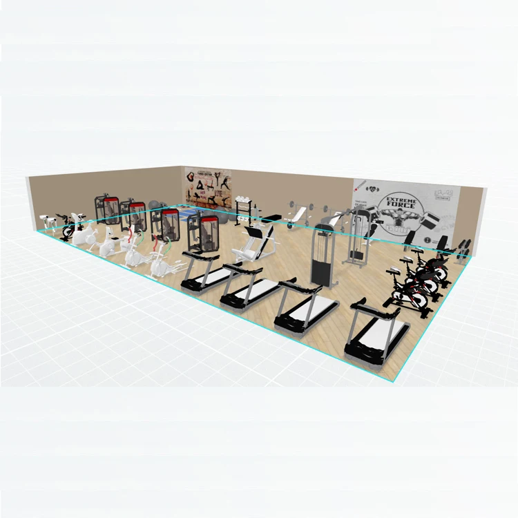 Luxury commercial gym fitness equipment incline chest press machine for gym club