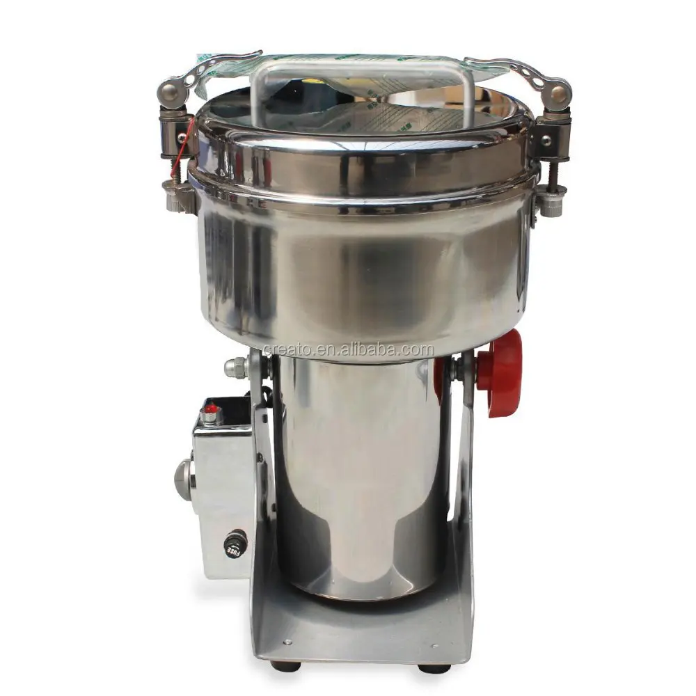 Energy Efficient 2000W Commercial and Household Snack Machine for Grinding Corn Walnut Coffee Cocoa Soybean Sesame Spice