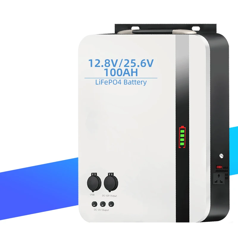Cheap Powerwall 25.6v 100ah 200Ah Energy Storage Battery Lifepo4 12.8V 5kwh Wall Mount Pack for Home