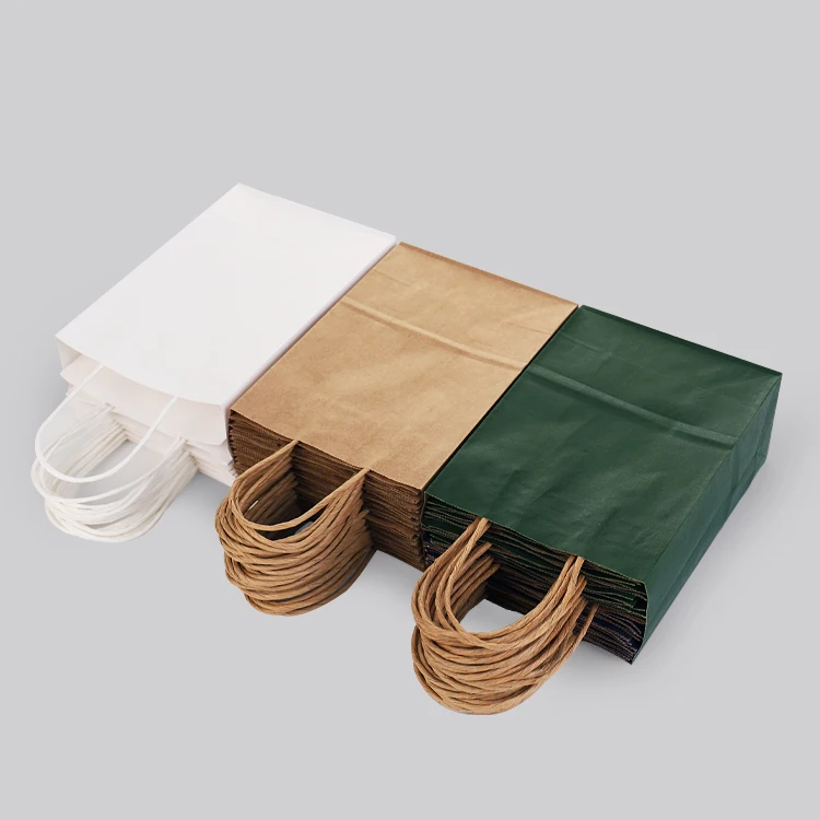 Large loading capacity big paper bags custom printed shopping paper bag low cost brown kraft paper bag