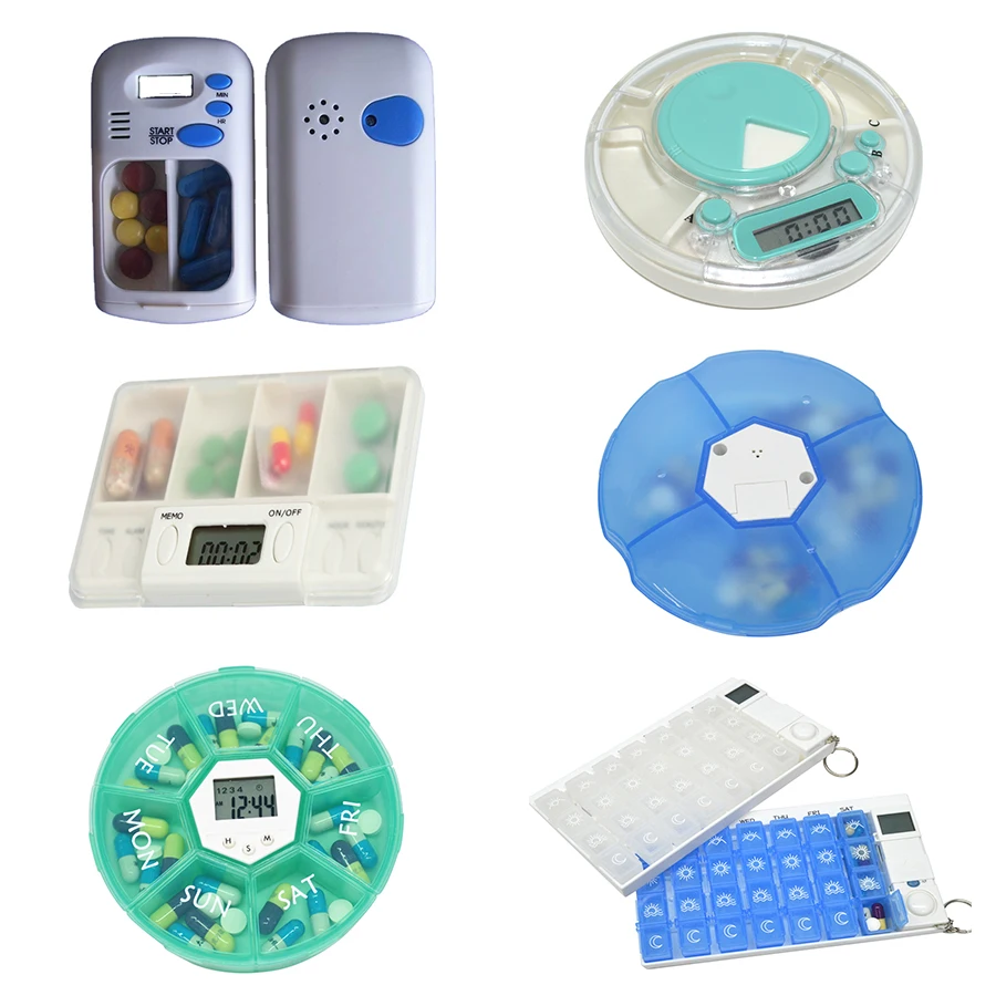 Портативная переносная медицинская сигнализация на 7 дней Умная Электронная коробка для