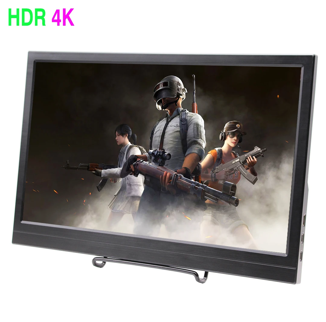 
15.6inch USB C HDMI 1920*1080P HDR Monitor with Ultrathin Portable Screen Gaming Monitor For PS4 XBOX Switch Cellphone 