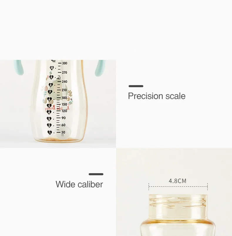 PPSU 180ML Baby Small Milk Bottle Portable Nursing Bottle For Newborn