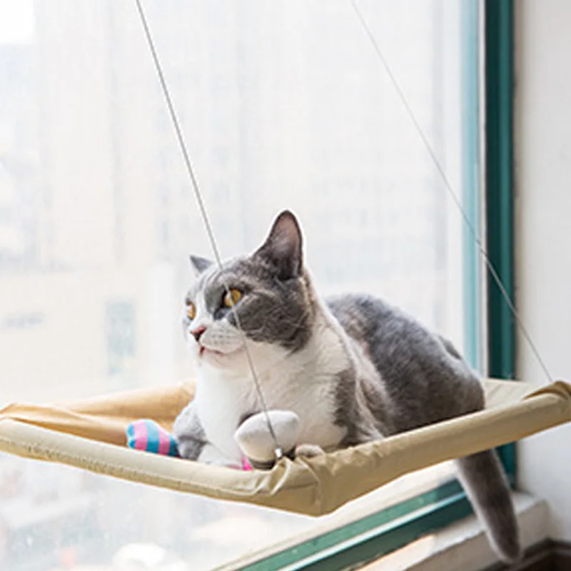 Кошачий гамак сидение для отдыха кошачья кровать безопасная с прочной присоской товары кошек
