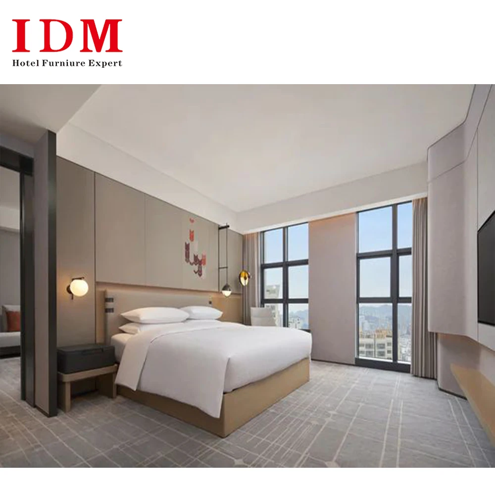 One-stop Design Villa Flat Resort Custom 5 Star Hotel Furniture Bedroom Set Luxury Hotel Furniture For Project