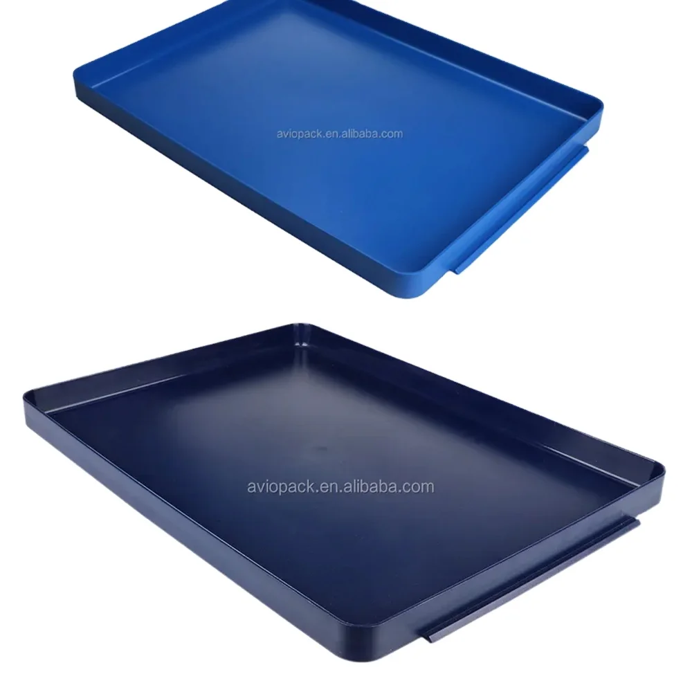 Customized Inflight Restaurant ABS Plastic Anti Slip Tray Catering Atlas Food Serving Tray for Airline