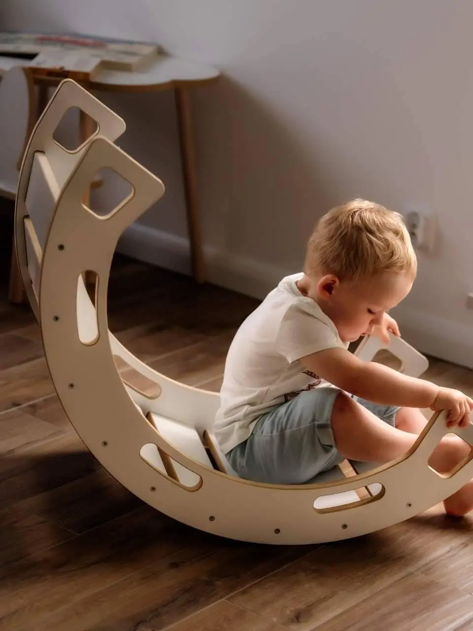 Montessori Piklers Set Kids Wooden climbing Piklers Arch Montessori Pickler Indoor climbing frame children