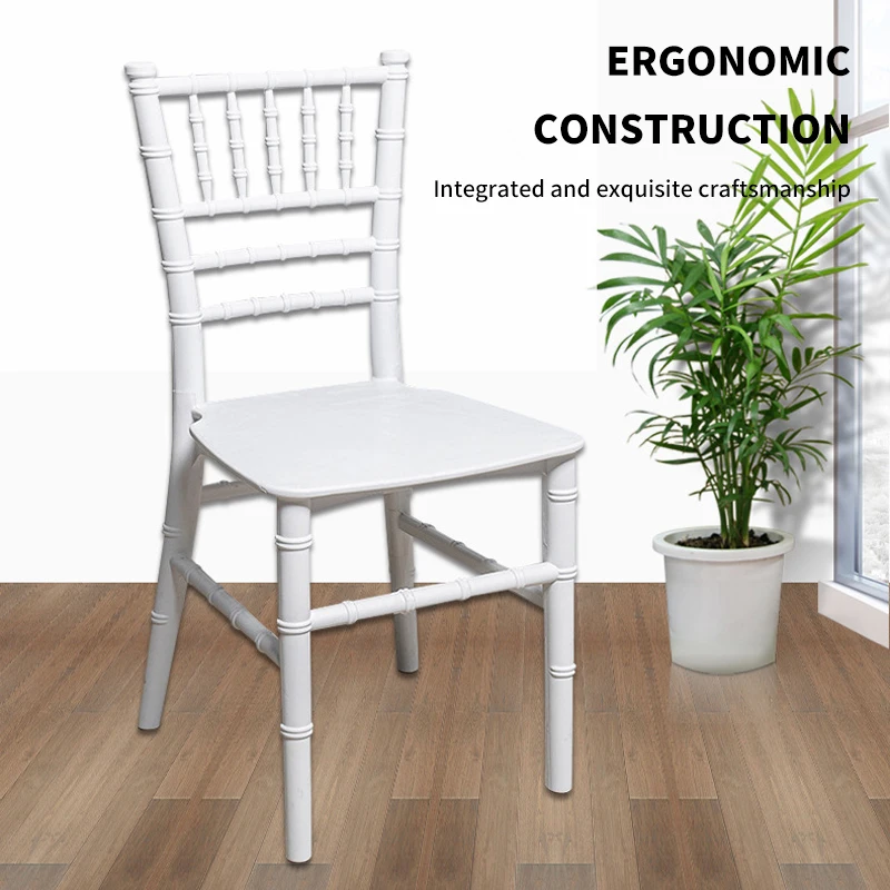 Modern Wedding Party Resin Plastic Chairs  Stacking white PP resin durable odorless plastic Kids Tiffany Chairs