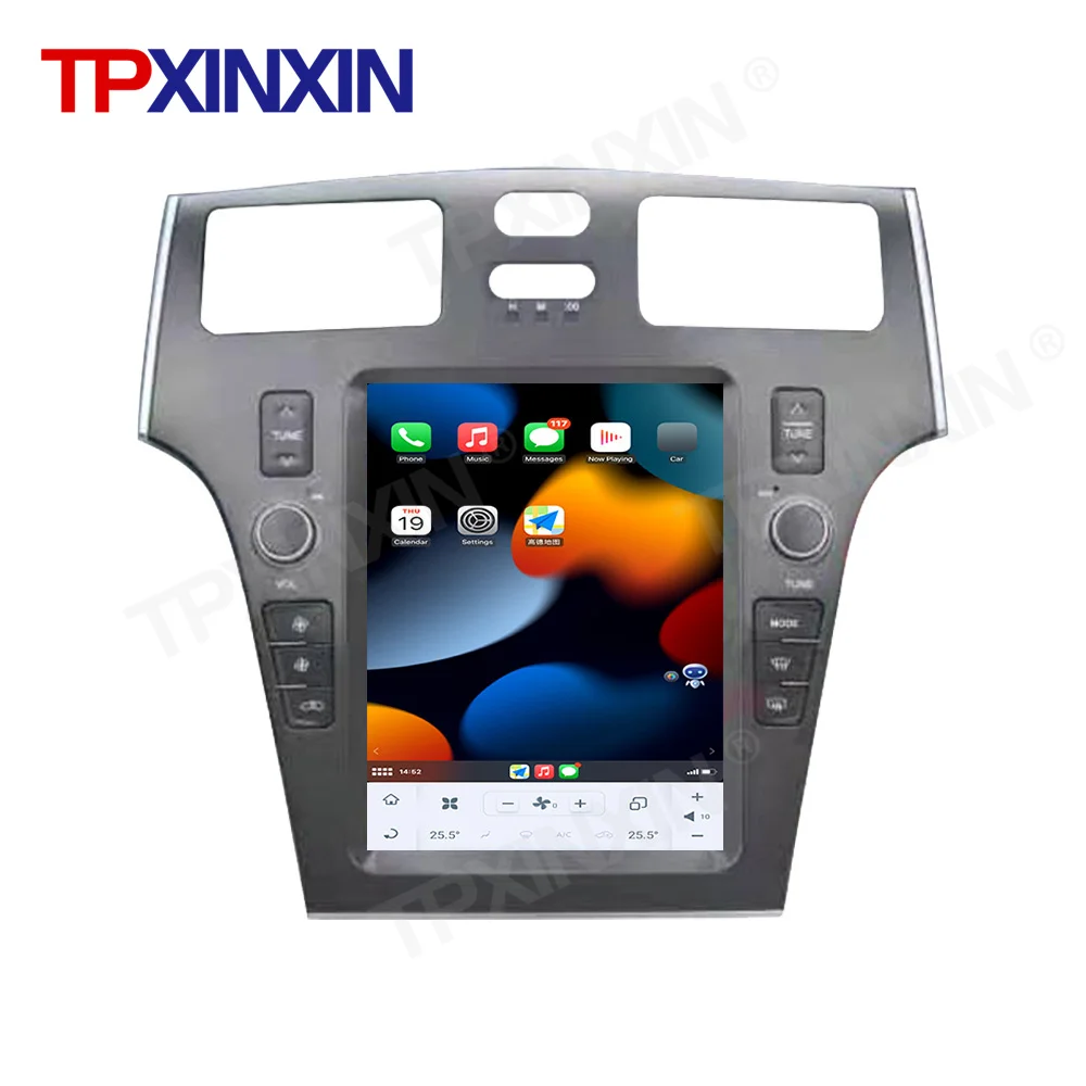 For Lexus ES 300 330 2005-2009 Tesla Style Vertical Big Touch Screen Car Multimedia Player 8+128GB GPS Radio Head Unit