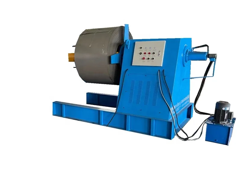 High quality full-automatic steel coil Hydraulic decoiler / uncoiler color steel unwinding machine