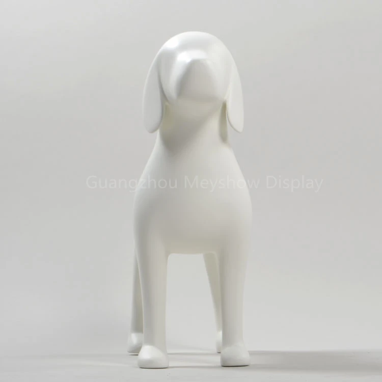 meyshow fiberglass small dog mannequins animal display for shop display