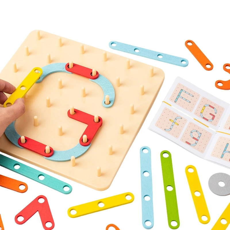 Montessori-Inspired Wooden Jigsaw Puzzle Unisex Early Education Brain Training Parent-Child Interactive Game Board Wholesale