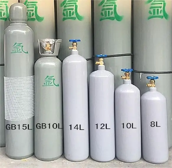 Competitive Price 40L High Pressure Seamless Steel Gas Cylinder 15Mpa for Oxygen Nitrogen Argon & CO2