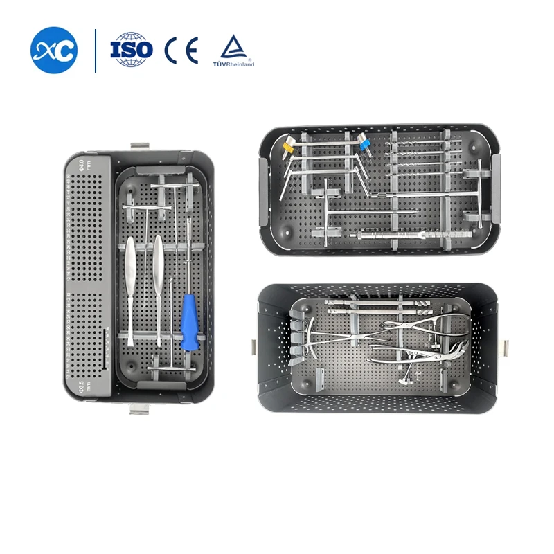 Factory Price Upper Bone Set Ortho Machine Equipo 3.5 Limb Reconstruction Orthopaedic Small Fragment Instruments In Traumatology