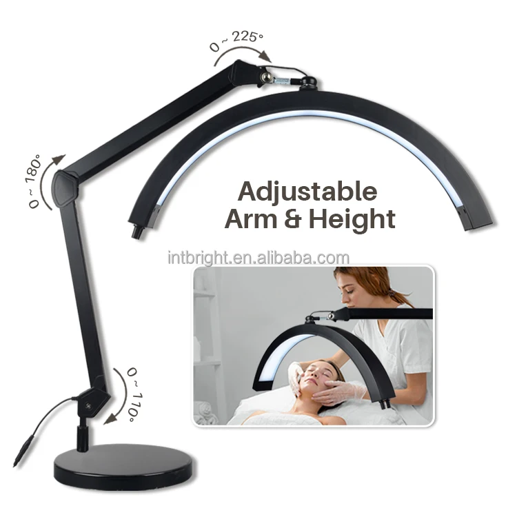 OEM Logo Nail Salon Dimmable Led Moon Light  Lamp for Extensions Moon Light Lamp for Lashes Eyelash Extension Light Lamp