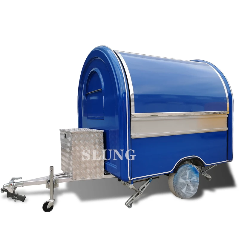 
Silang SL-6 Mobile Food trailer with popcorn machine Discount food trailer with Fast Food Machines for sale America 