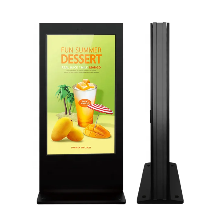 65 Inch Floor Standing Android Network Outdoor Digital  Screen RK3288 advertisement advertising display kiosk stand
