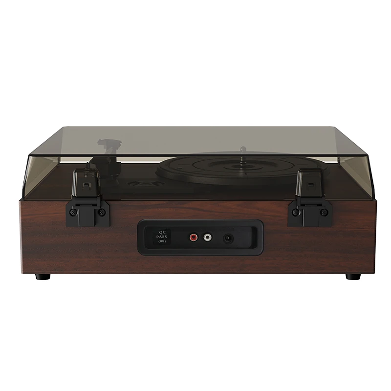 Hot Sale New Wooden Retro Phonograph  Vinyl Record Player Vintage Phonograph ARC FM High Sound Quality Powered Radio