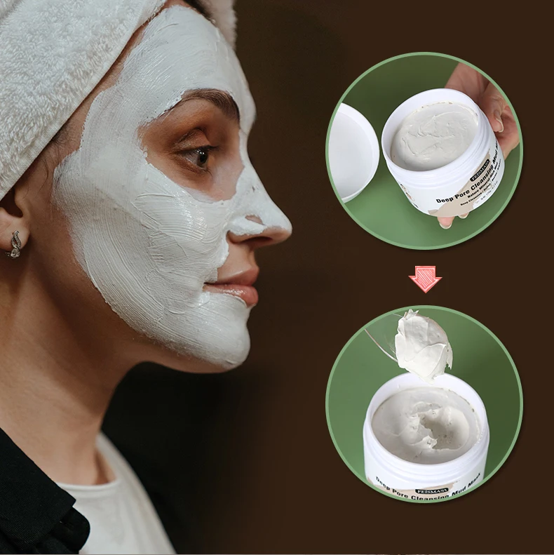 Oem Spatula Matcha Deep Cleanse Cleansing Mud Dead Sea Mask Stick Deep Cleanse Facial Clay Mask Stick For Face