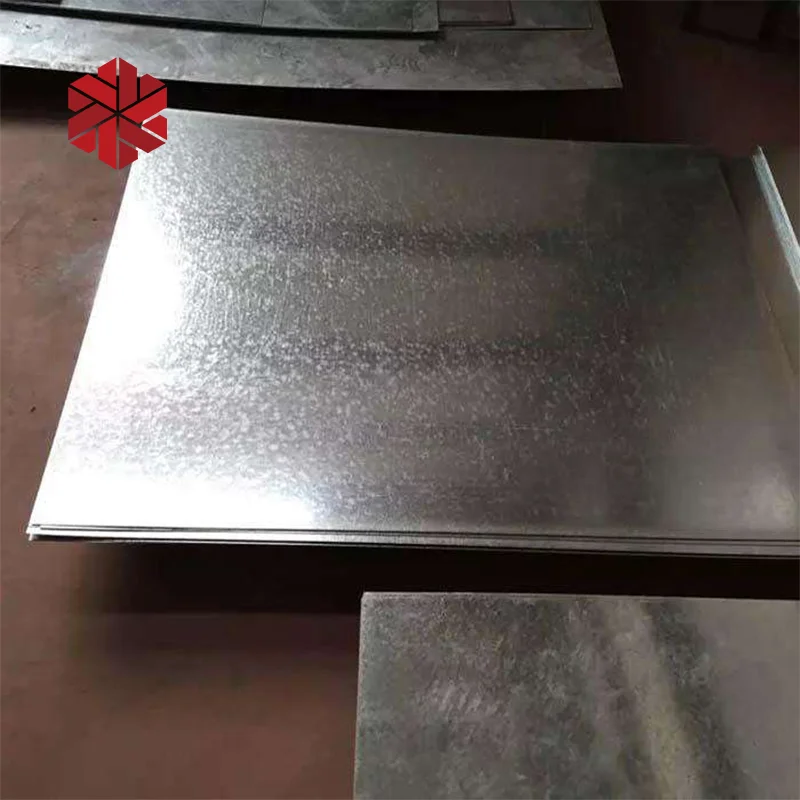 Hot Dip Galvanized Steel Plate 5mm Thickness Single Sided g3302 Galvanized Sheet 4 ft x 8 ft