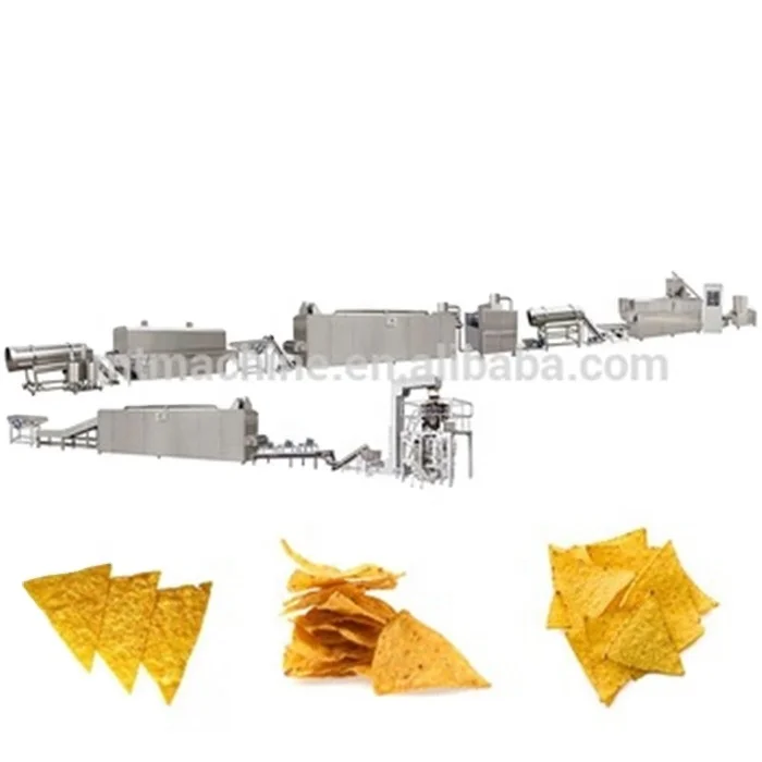 High productive capacity tostitos turnkey project EXW frying doritos chips  machine