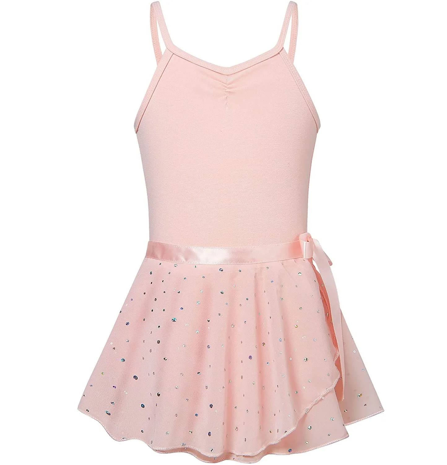 FREE SAMPLE Girls Ballet Dance Leotards Camisole Tutu Dress with Shiny Skirt Removable Ballerina Outfit 3-9 Years