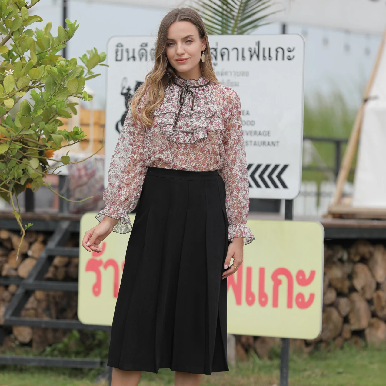  Stylish Clothing 2021 Tops Women Blouse Puff