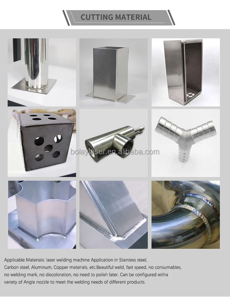 Automatic fiber laser welding machine can be used for car battery electronics mobile phone computer hardware