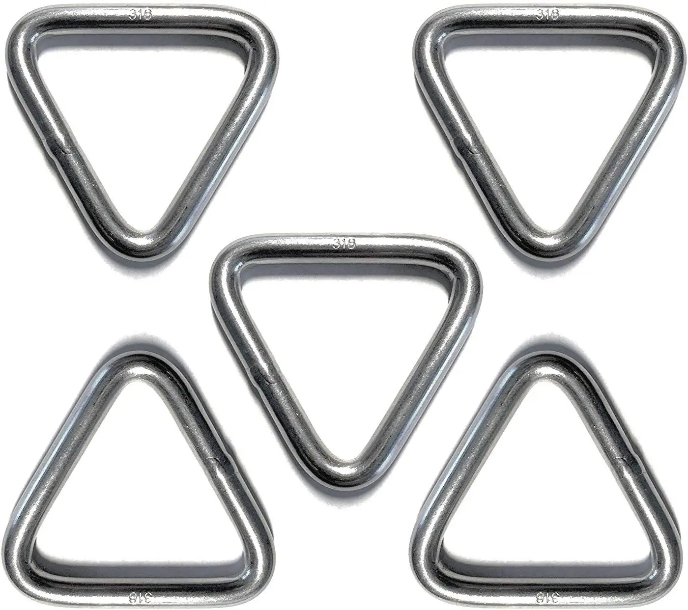 Rigging Hardware Stainless Steel 304 316 High Quality Welded Triangle Ring for lifting